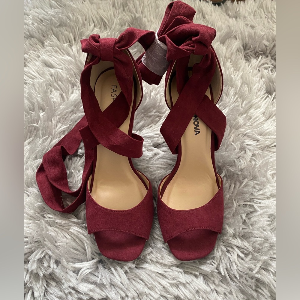 Lace up heels